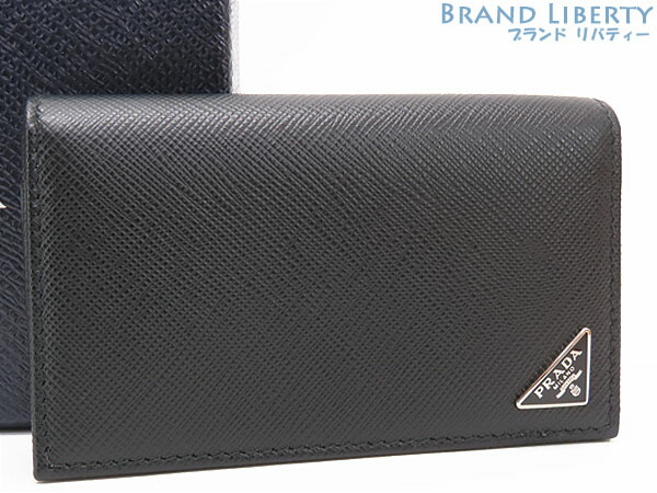 楽天市場】プラダ 名刺入れ サフィアーノ neroの通販