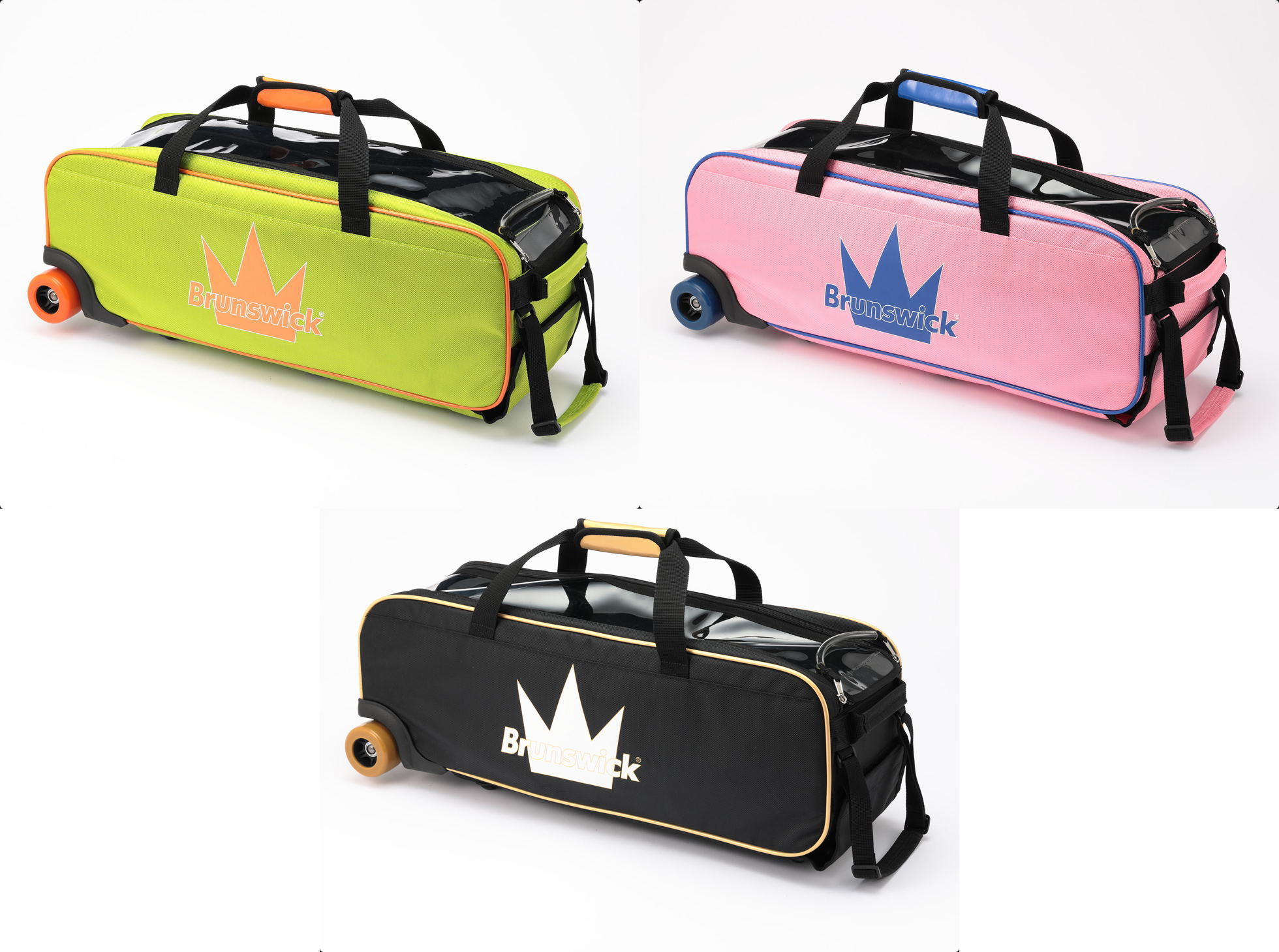 楽天市場】【Brunswick】 BB136 トリプルツアーバッグ : ボウラーズ