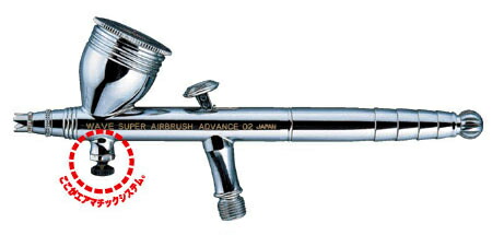 楽天市場】WAVE スーパーエアブラシ・アドバンス02 [0.2mm] HT-582