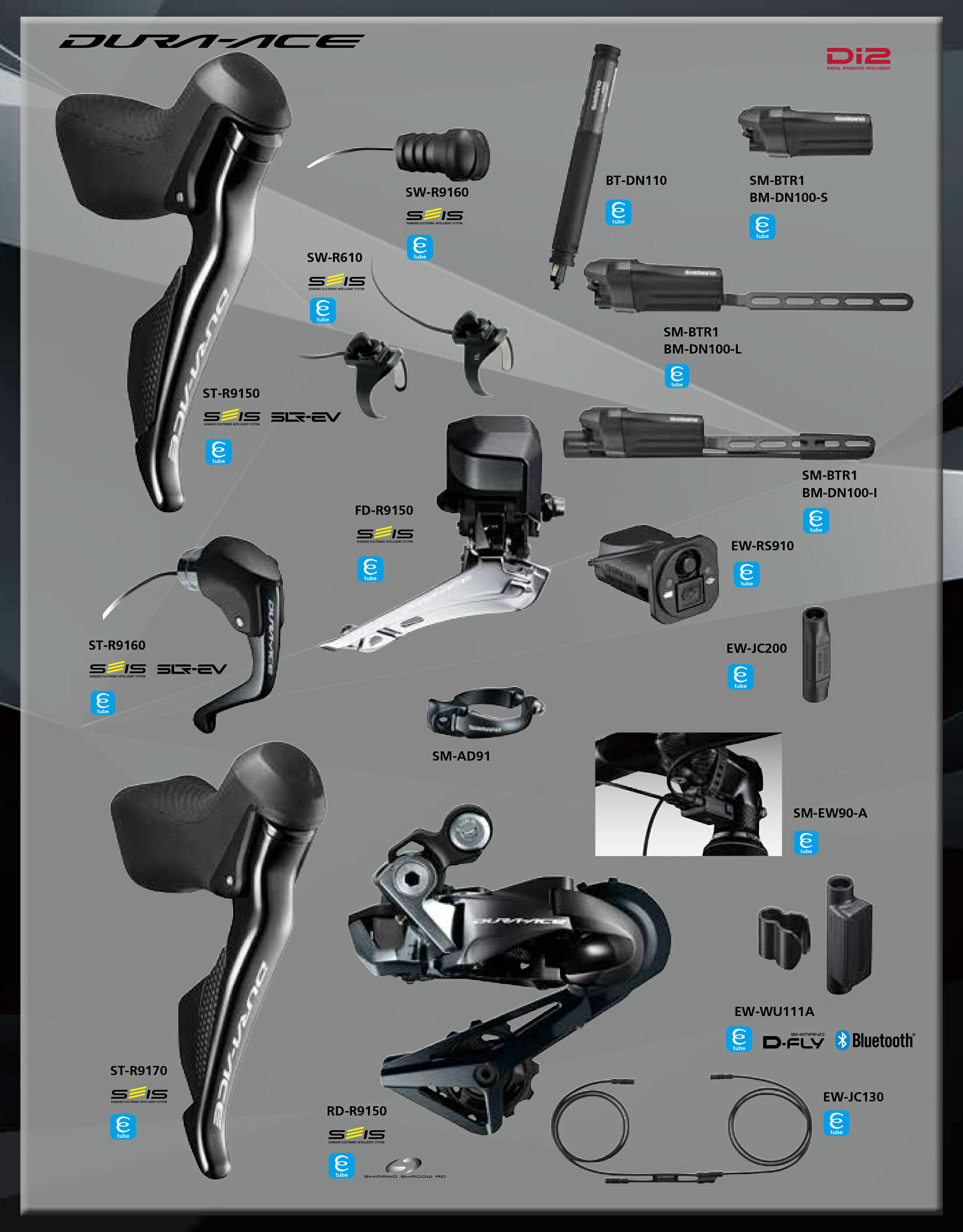 楽天市場】シマノ SW-R9150 左右スイッチセット ケーブル長さ261mm