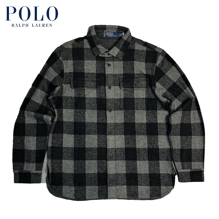 POLO COUNTRY RALPH LAUREN ブロックチェックブルゾン L 古着 Polo
