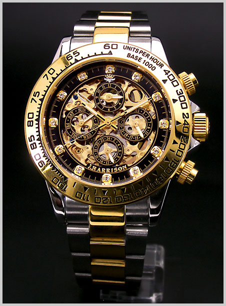 楽天市場】J.HARRISON（ジョンハリソン）多機能両面スケルトンタイプ