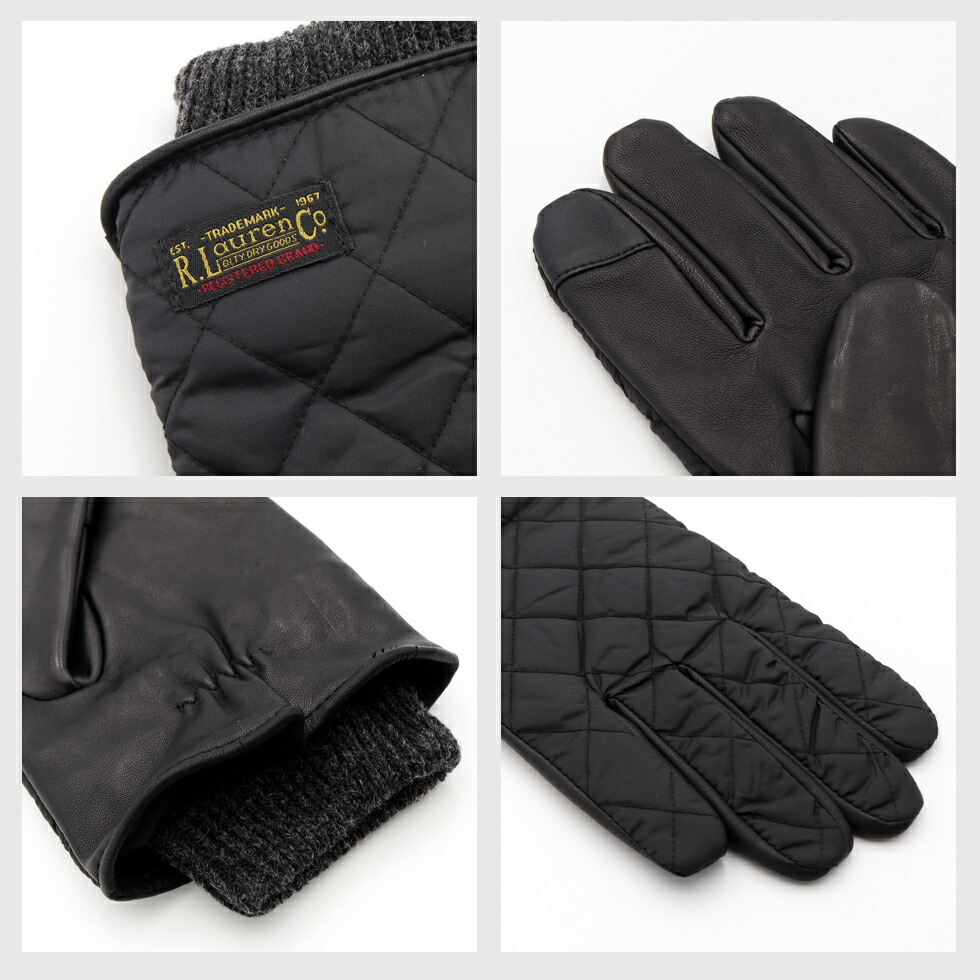 楽天市場】RALPH LAUREN スマホ対応レザー手袋 PG0078 / POLO ポロ