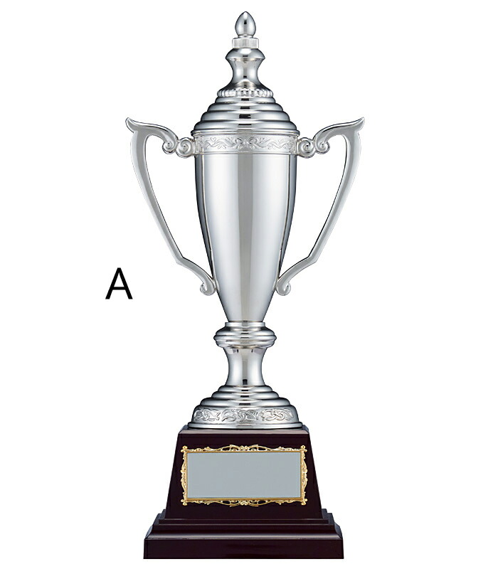 楽天市場】優勝カップ 送料無料 文字無料 高さ340mm 銀色（シルバー