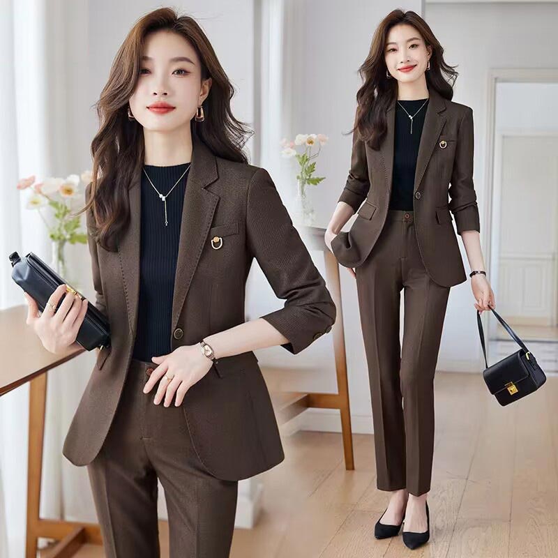 楽天市場】ブラウン（スーツ・セットアップ｜レディースファッション