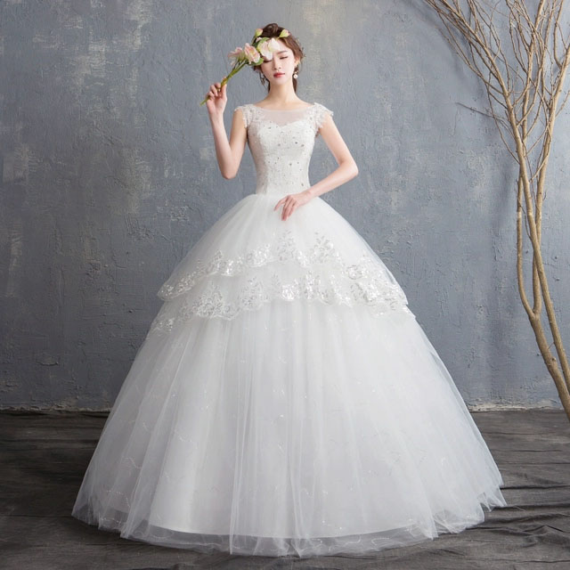 楽天市場】激安 ウェディングドレス ノースリーブ ウェディングドレス