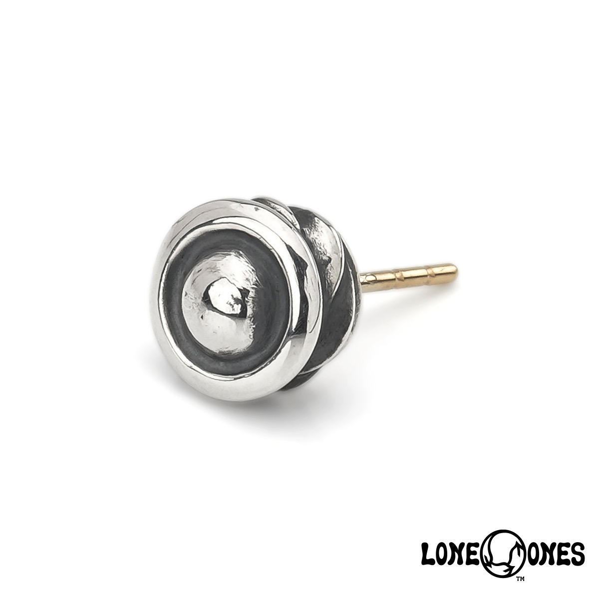 楽天市場】ロンワンズ LONE ONES カーブドスタッドイヤリング ピアス