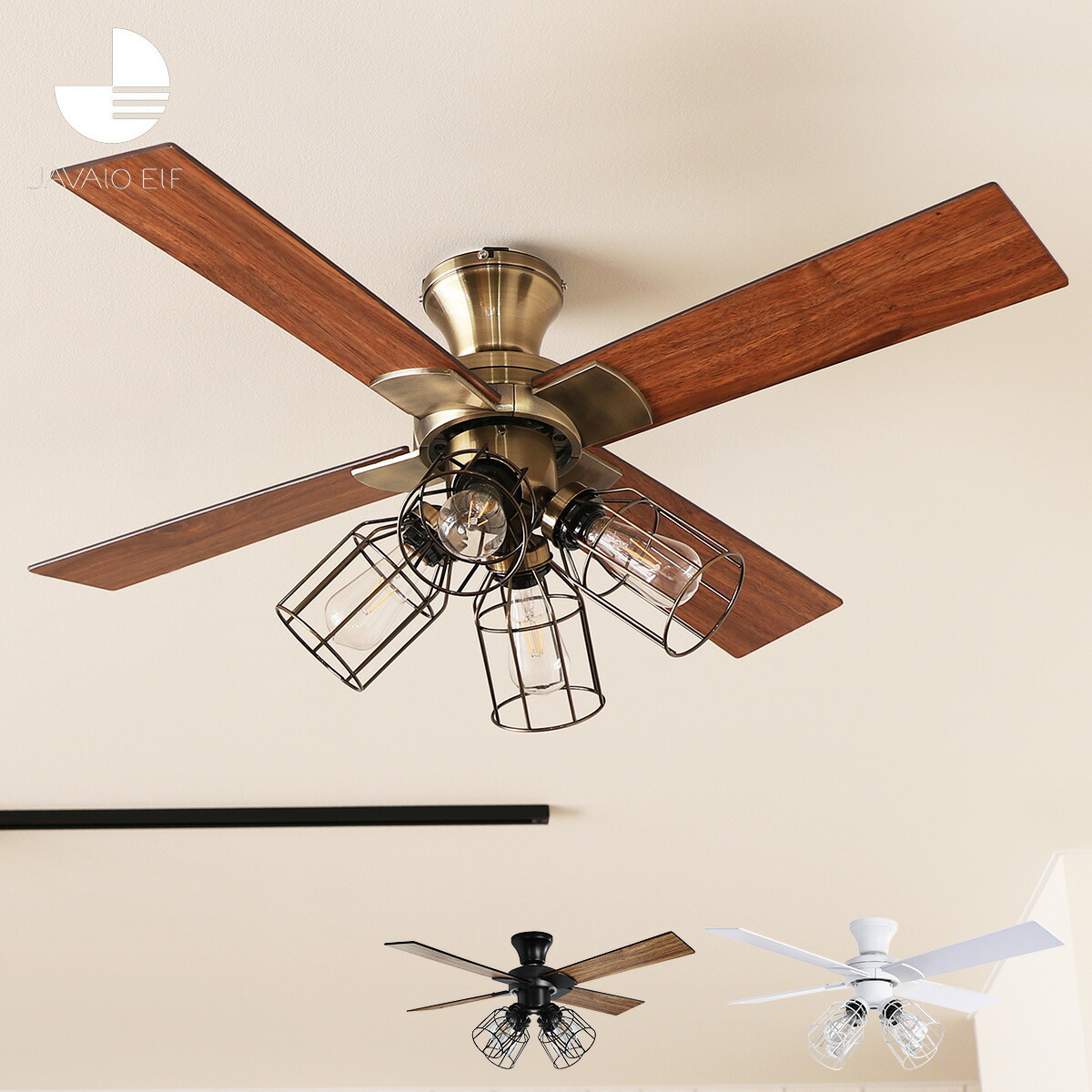 楽天市場】JAVALO ELF JE-CF003 ジャバロエルフ シーリングファン