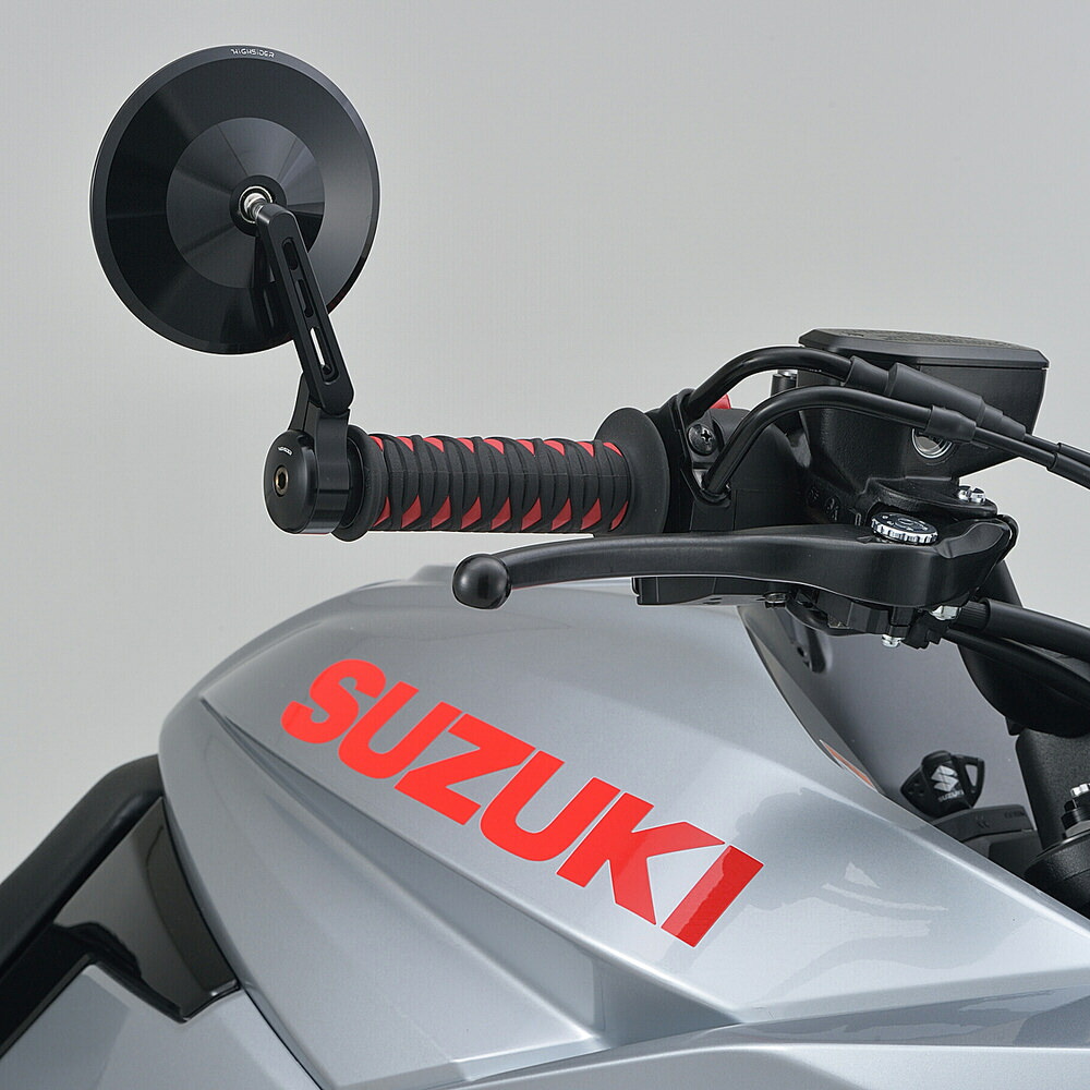 楽天市場】HIGHSIDER バーエンドミラー モンタナ2 ブラック（1本販売