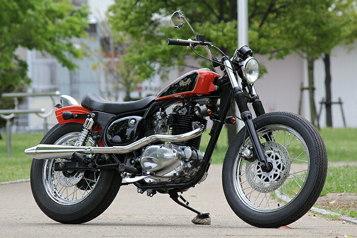 楽天市場】250TR 16インチキット MT クローム スチールスポーク リア