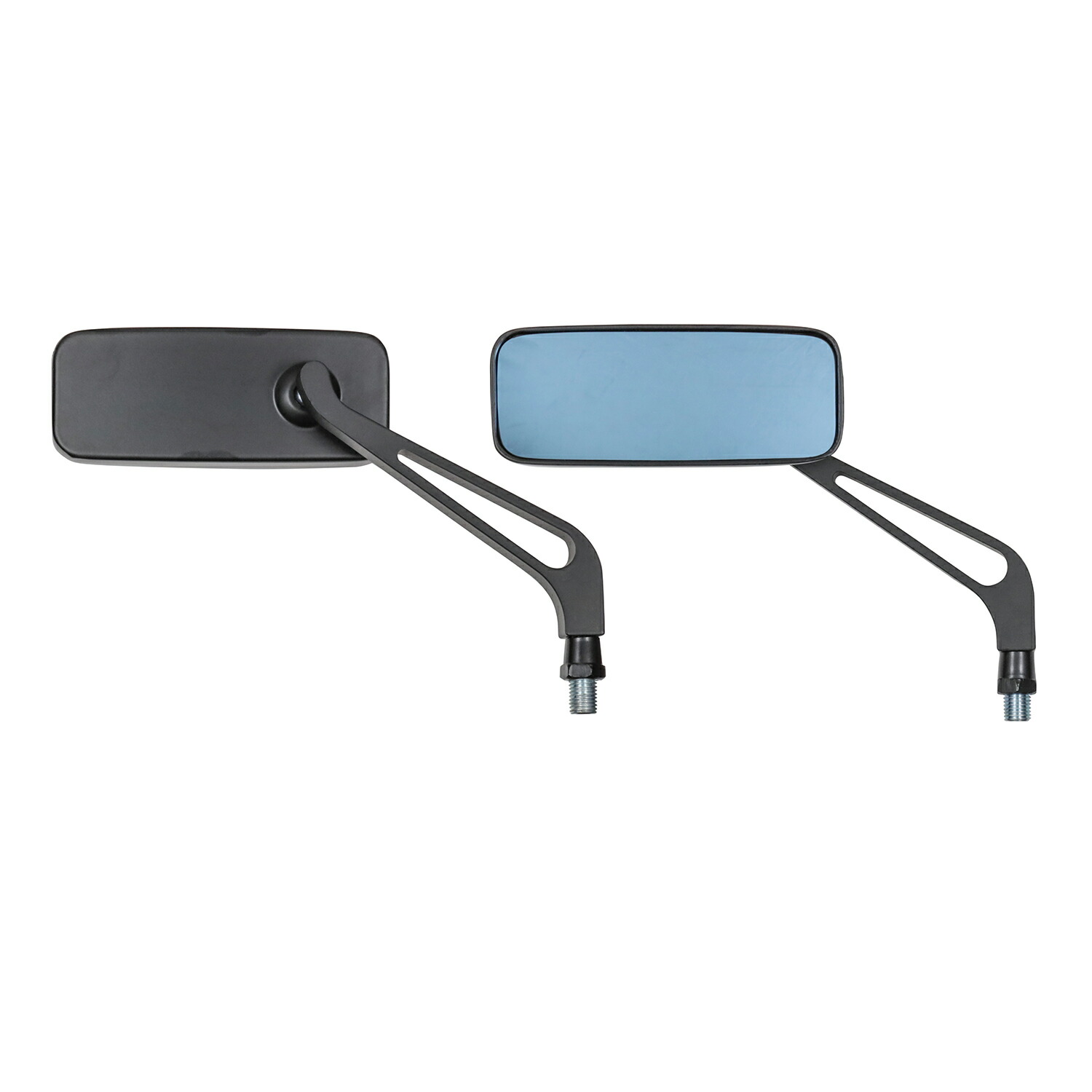 楽天市場】バイクミラー ブルーレンズ スクエア カスタムミラー バイク