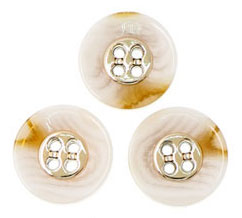 楽天市場】【2個・3個入り】 プラスチック ボタン 20〜30mm べっ甲 風