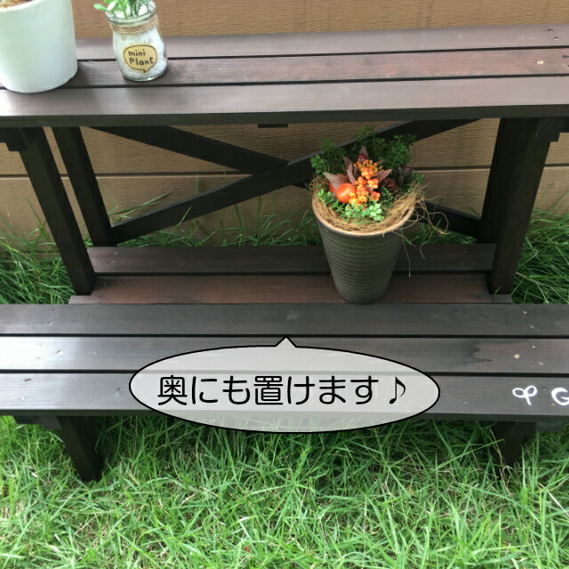 楽天市場】フラワースタンド2段860型HIタイプ ガーデニング