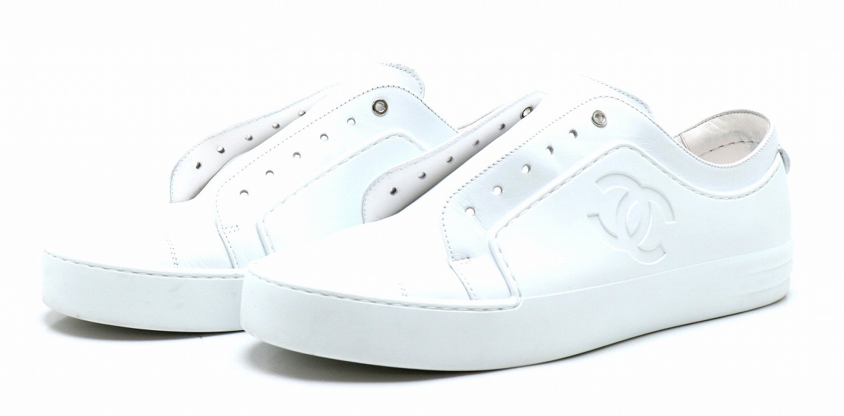 楽天市場】【靴】CHANEL シャネル ココマーク ロゴ スニーカー