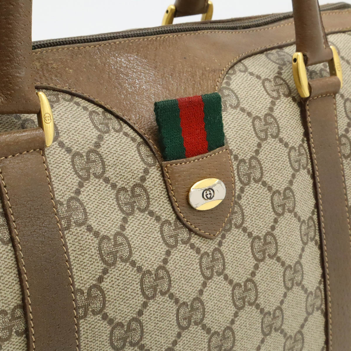 楽天市場】GUCCI グッチ オールドグッチ GGプラス シェリーライン ミニ