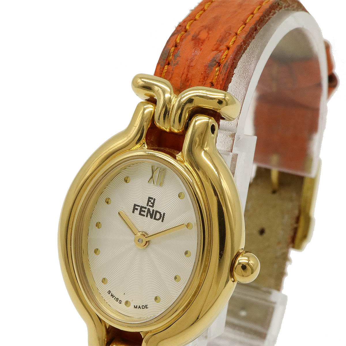 楽天市場】FENDI フェンディ チェンジベルト GP 革ベルト シルバー文字