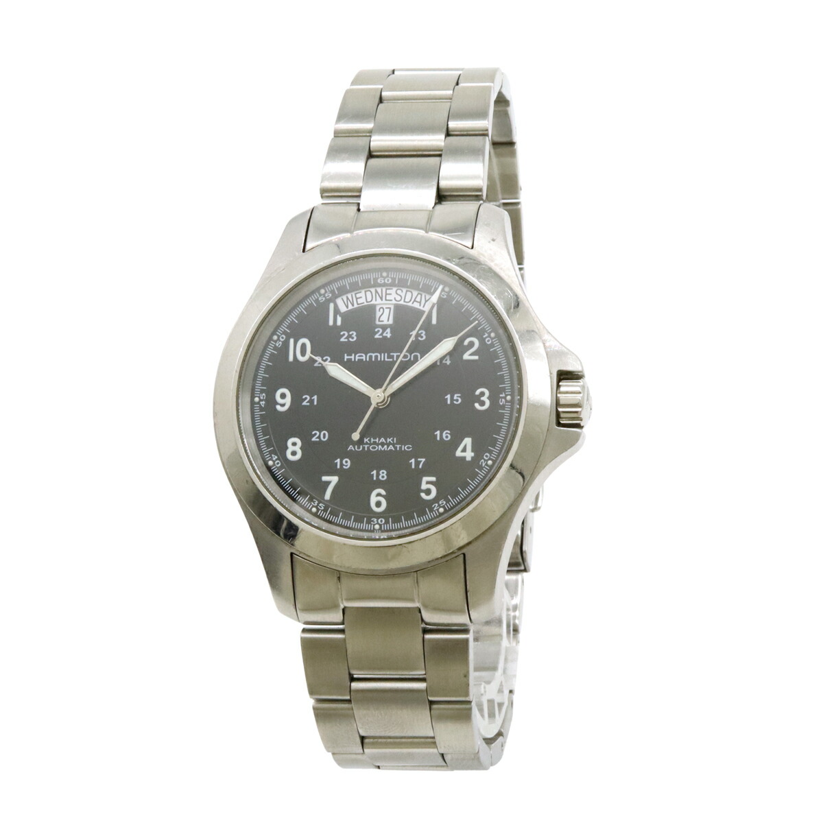 楽天市場】HAMILTON ハミルトン カーキ キング デイデイト 裏スケ