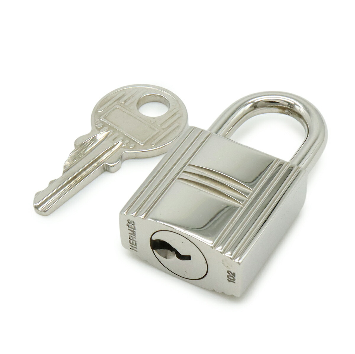 楽天市場】HERMES エルメス カデナ パドロック 南京錠 No.102 鍵 カギ