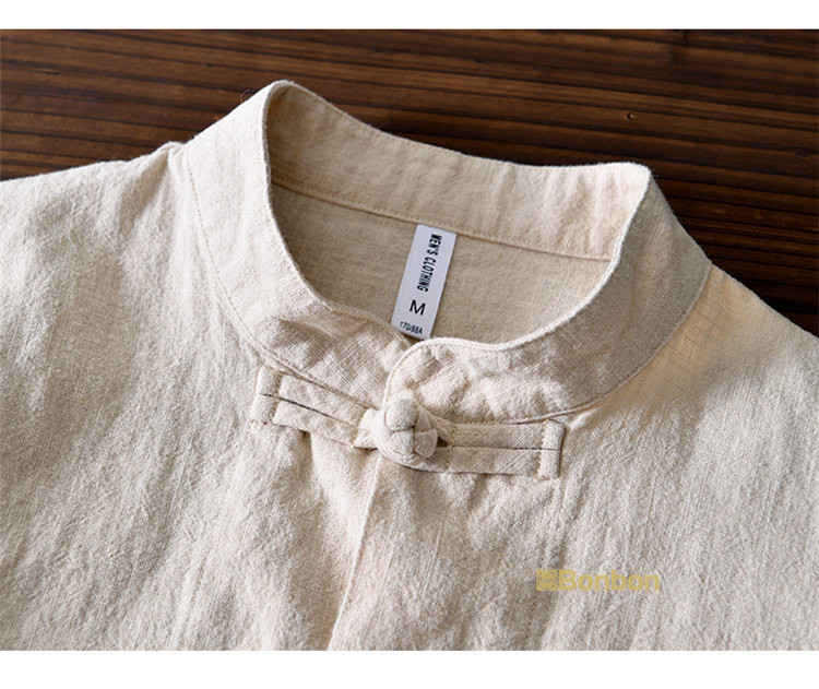 楽天市場】チャイナシャツ メンズ 長袖シャツ カジュアルシャツ リネン