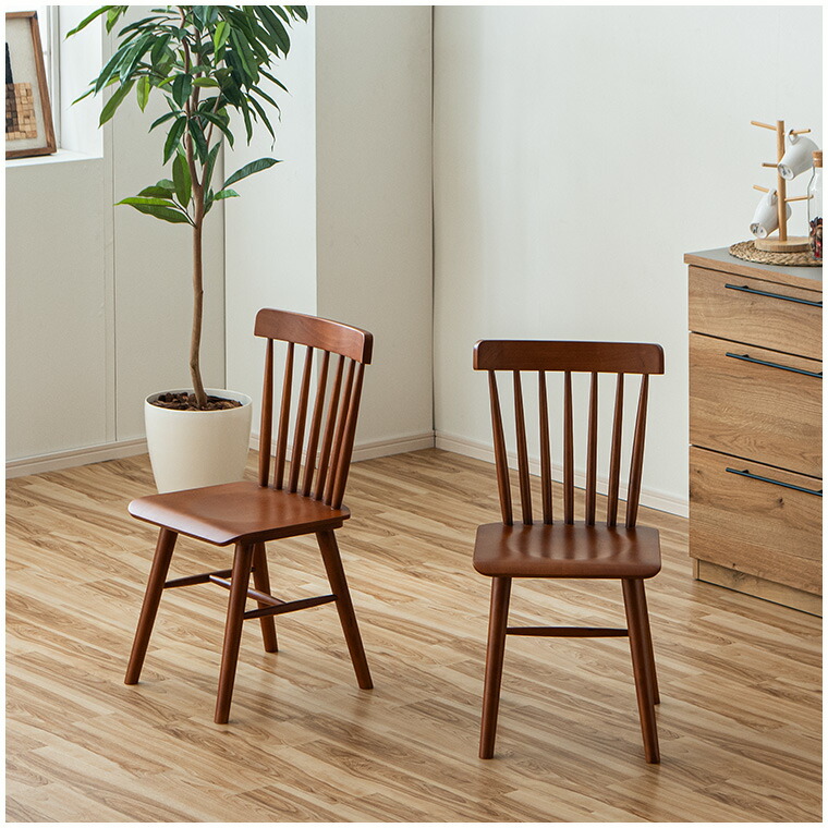楽天市場】木製ダイニングチェア ウィンザーチェア 2脚セット コーム
