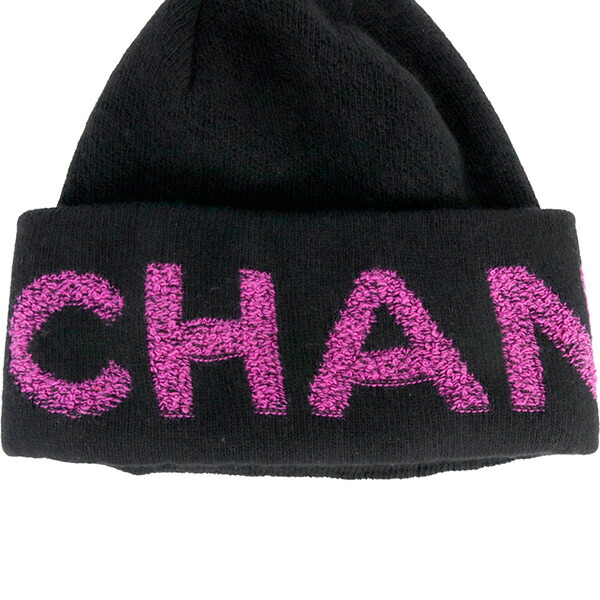 楽天市場】【10%OFF】 シャネル ニットキャップ ロゴマーク カシミヤ