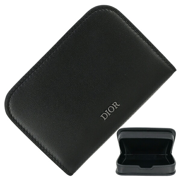 楽天市場】【10%OFF】 ディオール コインケース カーフレザー ブラック