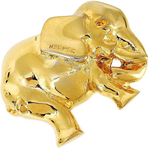 楽天市場】【30%OFF】 エルメス ブローチ エレファント 象 メタル GP