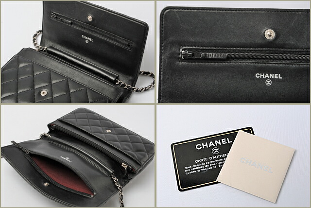 楽天市場】CHANEL シャネル 長財布/チェーンウォレット/ショルダー