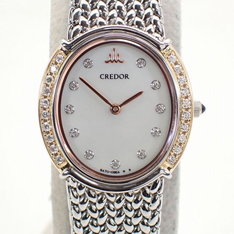 楽天市場】セイコー【SEIKO】クレドールK18ダイヤベゼル/SSダイヤ11P