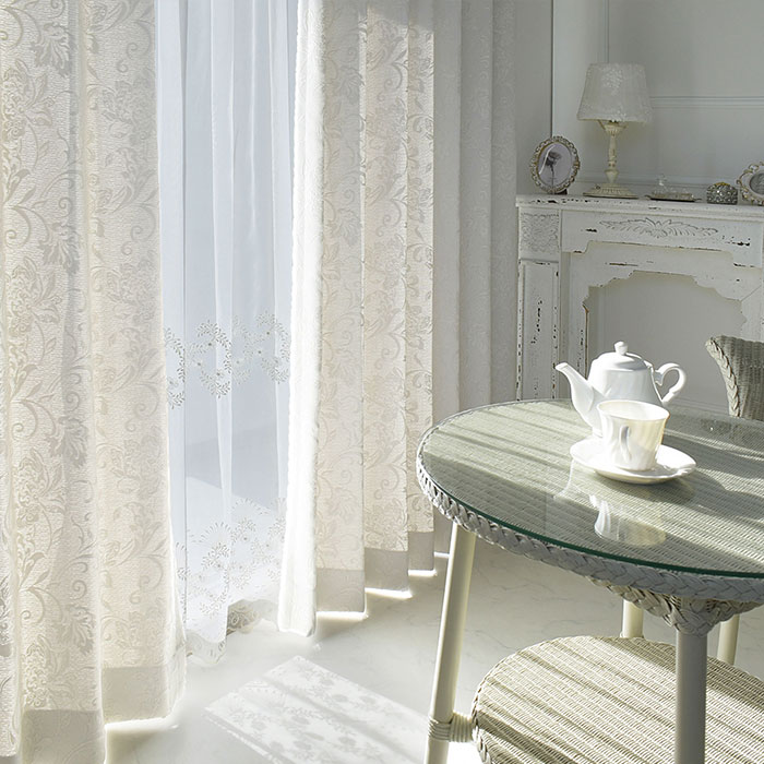 楽天市場】【4000円OFFクーポン配布】カーテン ドリス 遮光 ホワイト