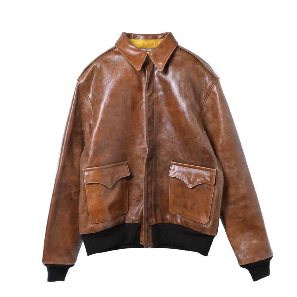 楽天市場】The REAL McCOY'S TYPE A-2 柿渋染め ホースハイド レザー