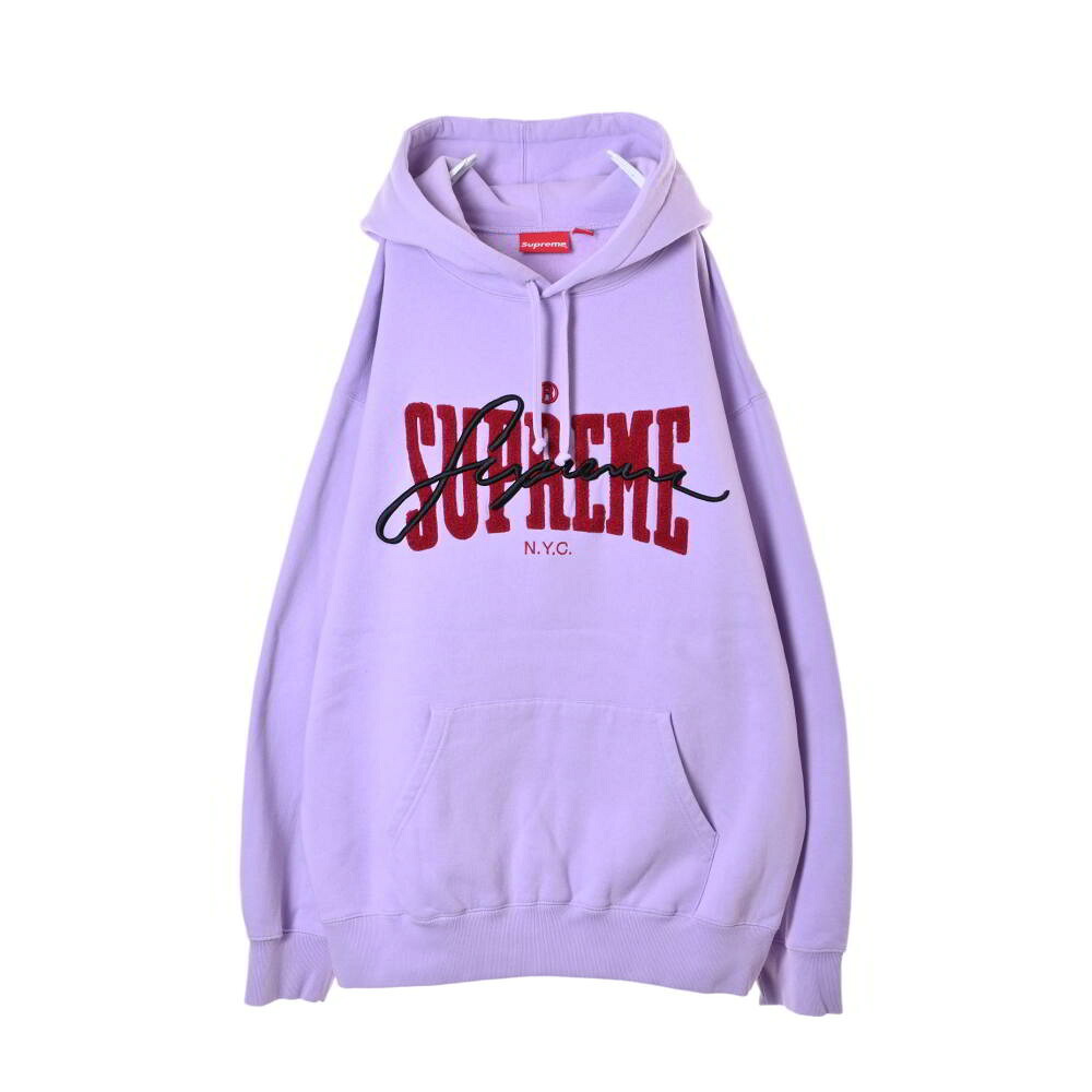楽天市場】Supreme ワッペン プルオーバー パーカ L パープル