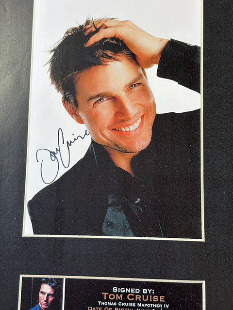 楽天市場】ハリウッドポスター #0058 トム・クルーズ サイン B4サイズ