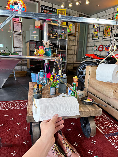 楽天市場】ポストジェネラル ブラス キッチンペーパー ハンガー （収納