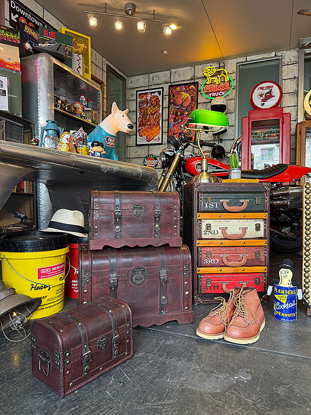 楽天市場】ビッグサイズ 海賊宝箱 アンティークトランクケース 3個