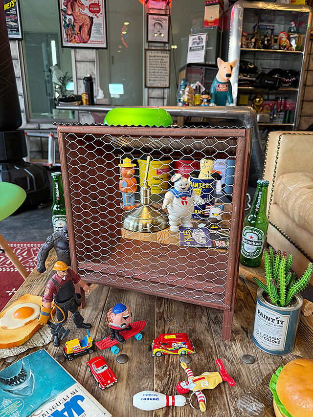 楽天市場】ジャンク小屋 ウッドキャビネット ディスプレイ台