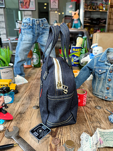 楽天市場】アライヤン デニム ミニ ボストンバッグ （インディゴ