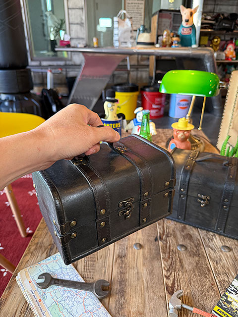 楽天市場】海賊宝箱 アンティークトランクケース 2個セット