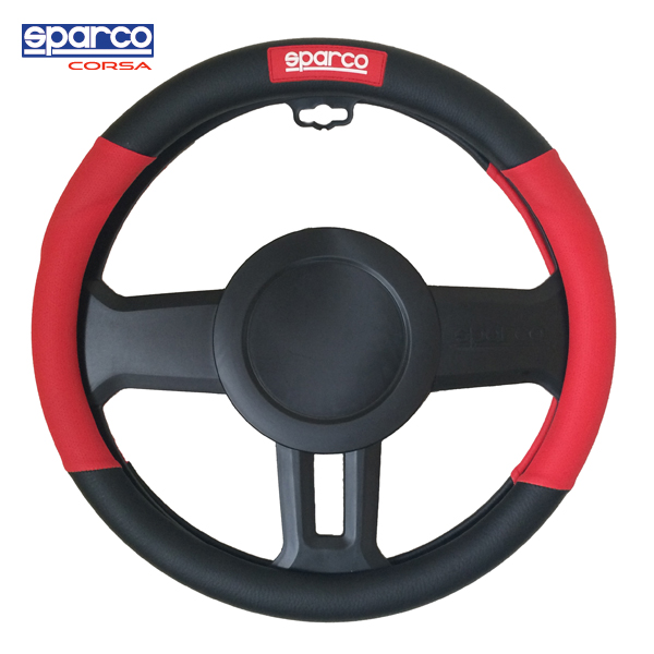 楽天市場】SparcoCORSA ステアリングカバー ハンドルカバー