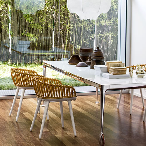 楽天市場】マジス アームチェア サイボーグ ウィッカー クラブ MAGIS