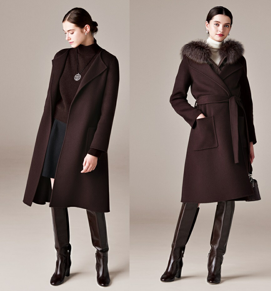 楽天市場】FOXEY BOUTIQUE コート トリロジー 【ファー