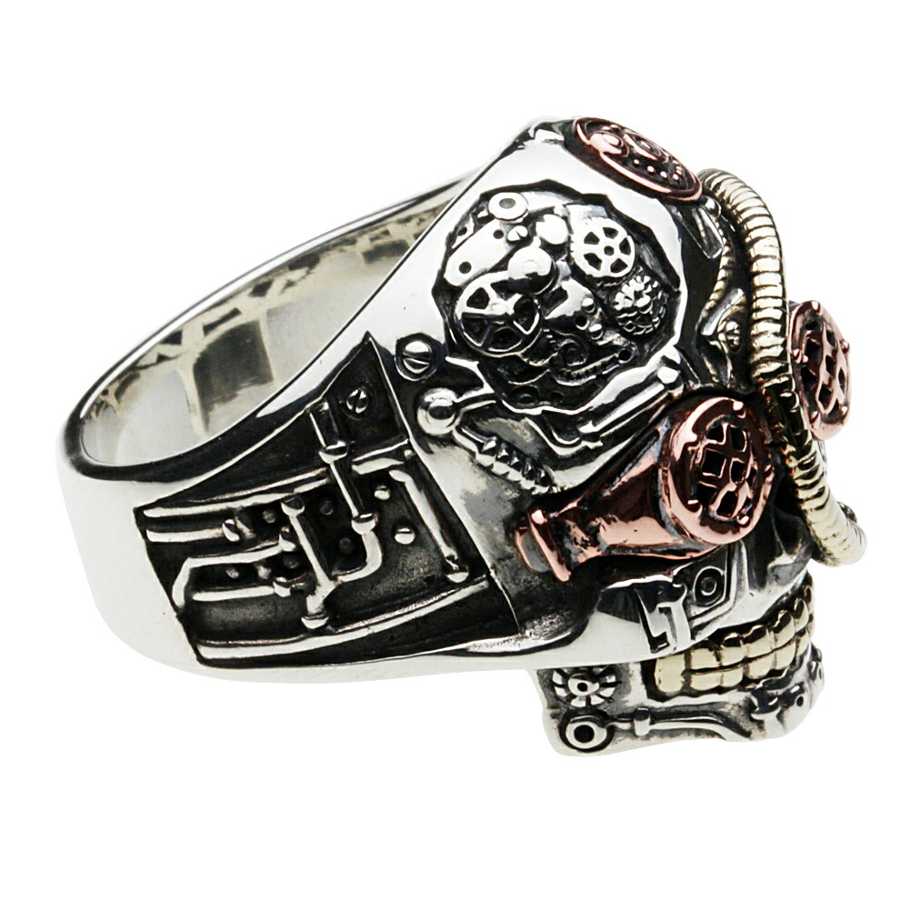 楽天市場】【セノーテ】 cenote-z-r0439 サイボーグ スカル リング