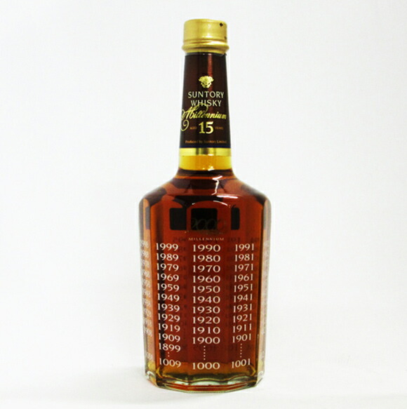 楽天市場】【レトロ】サントリーウイスキー 2000 （ミレニアム） 15年