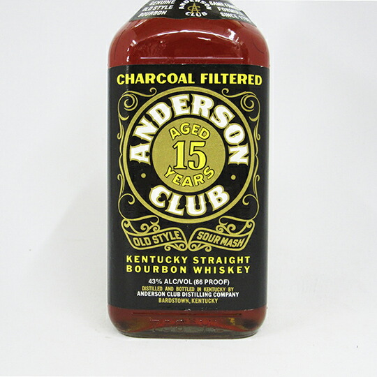楽天市場】【レトロ】アンダーソンクラブ 15年 43度 750ml 並行品 （箱