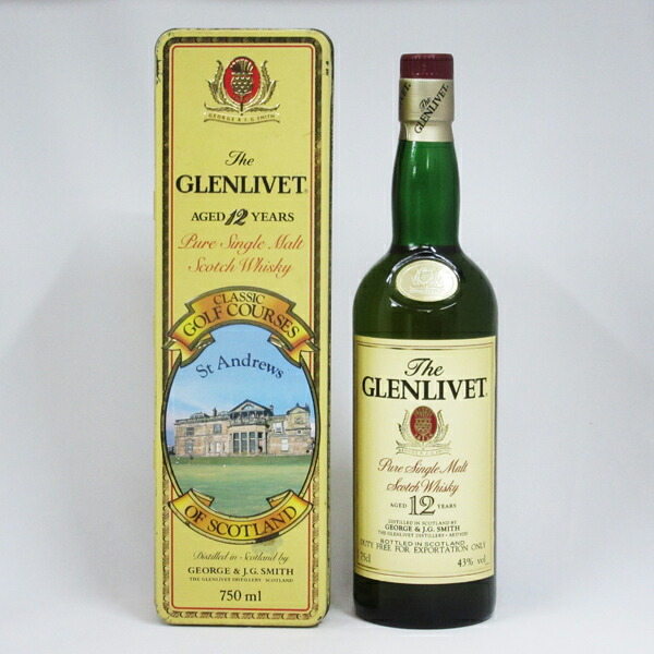 楽天市場】【レトロ】グレンリベット12年 ピュア・シングルモルト 43度