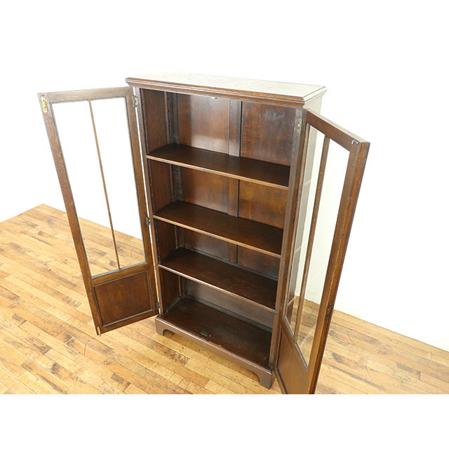 楽天市場】アンティーク ブックケース アンティーク家具 飾り棚