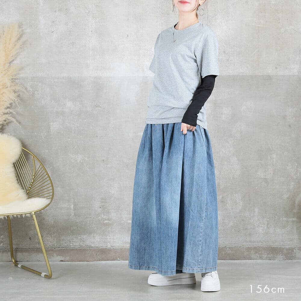 楽天市場】＜23:59迄53％クーポンで4549円!2点~＞即納 デニム ワイド