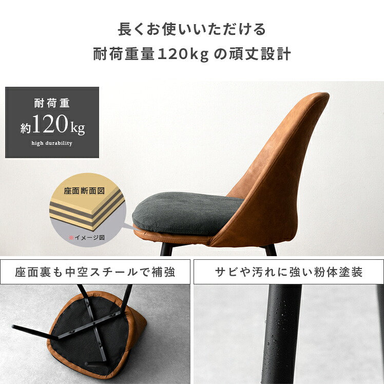 楽天市場】【3/8限定！3％OFFクーポン配布中】 ダイニングチェア 2脚