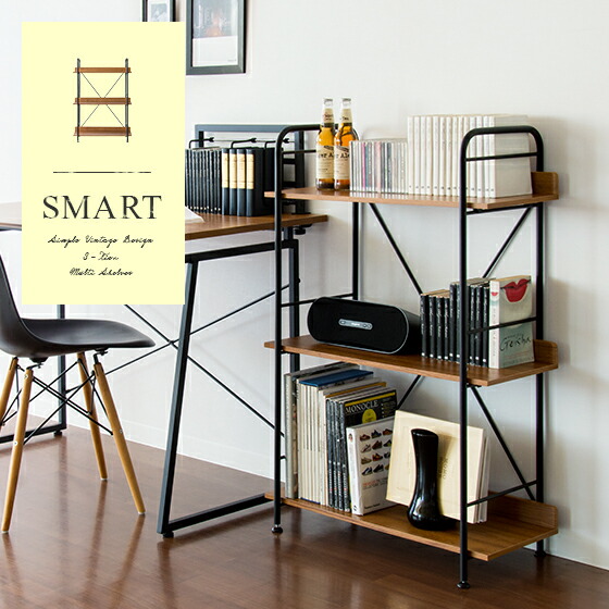 楽天市場】シェルフ 木製 アイアン ラック 棚 スチールラック かわいい