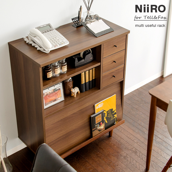 楽天市場】fax台 ルーター収納 NiiRO ニーロ| 北欧 おしゃれ